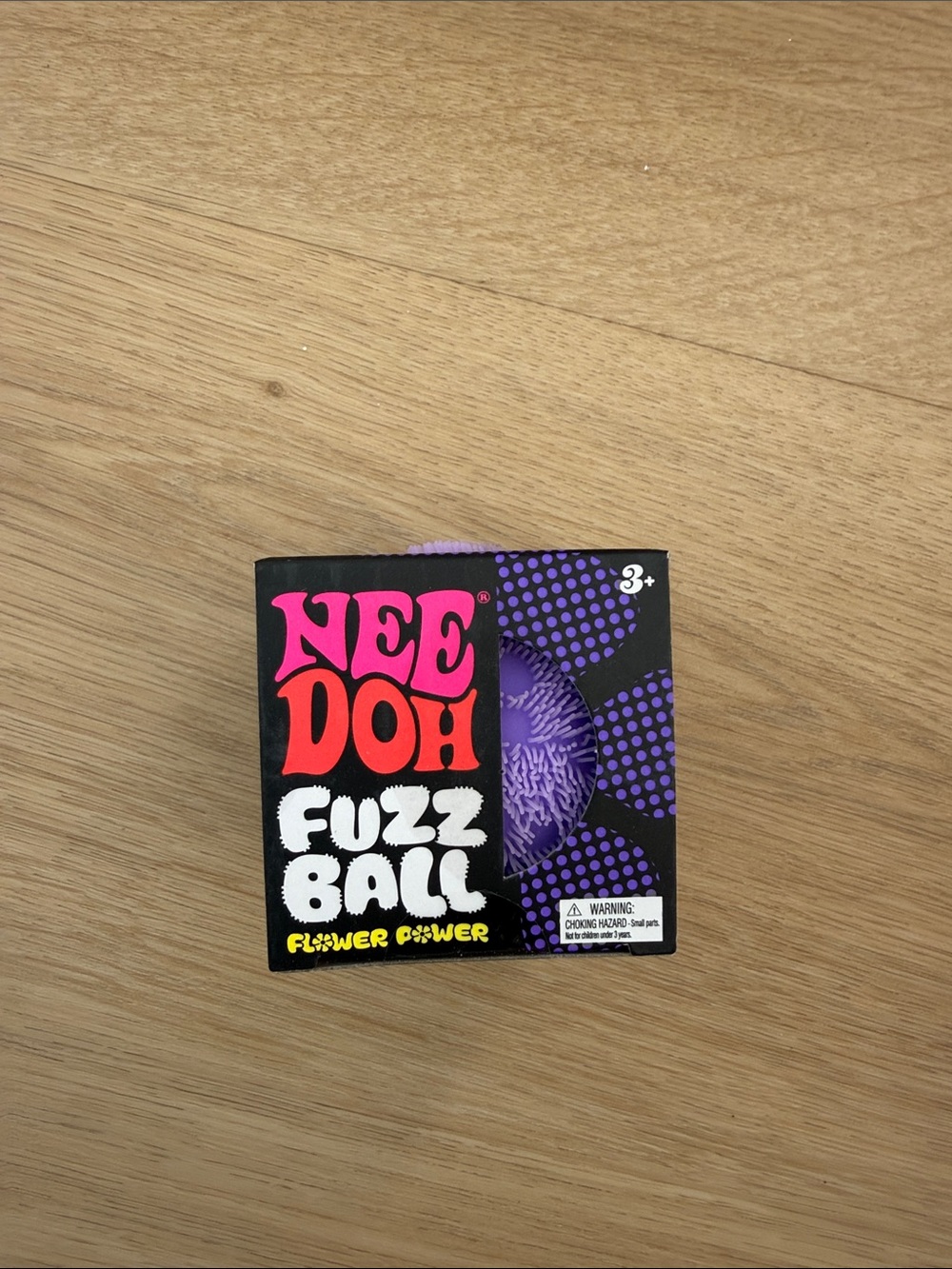 NeeDoh Flower Power FuzzBall Purple